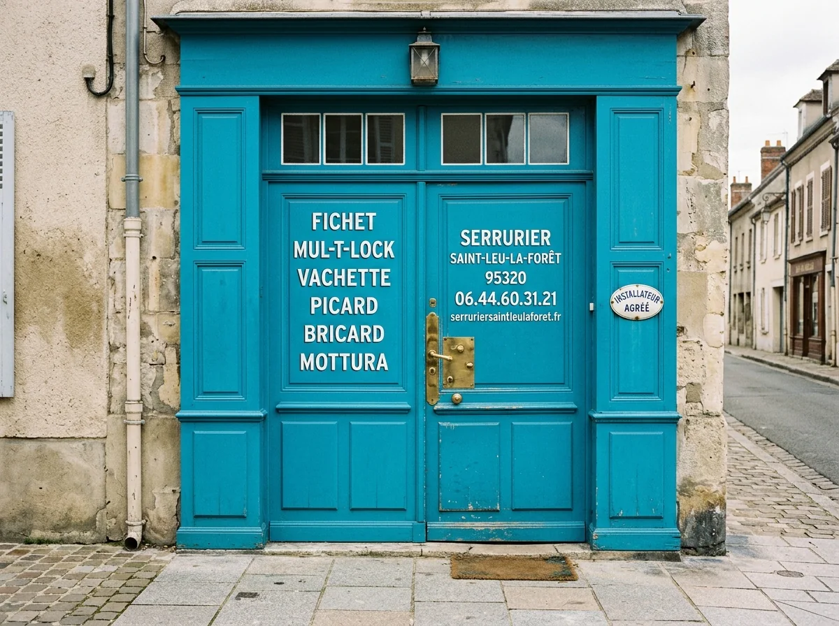 Installateur agréé · double-porte avec plaque des marques posées